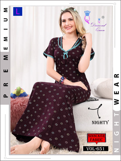 651 Diamond Queen Sinker Night Gowns