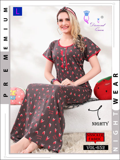 652 Diamond Queen Sinker Night Gowns