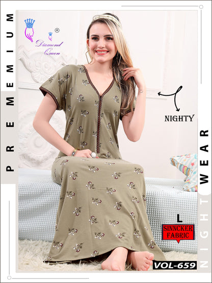 659 Diamond Queen Sinker Night Gowns