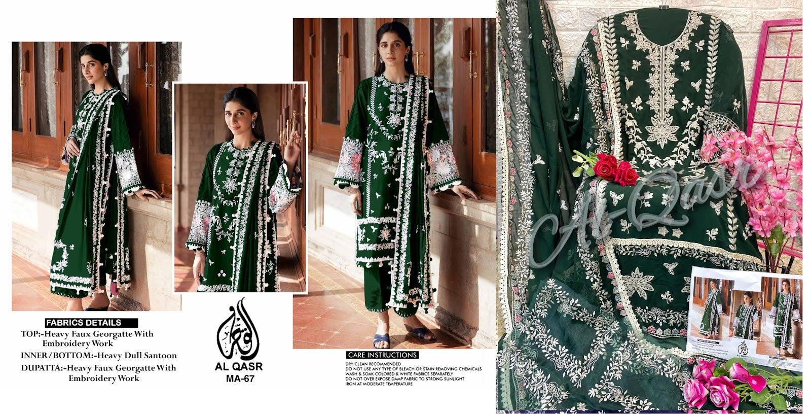 67 Al Qasr Georgette Pakistani Salwar Suits