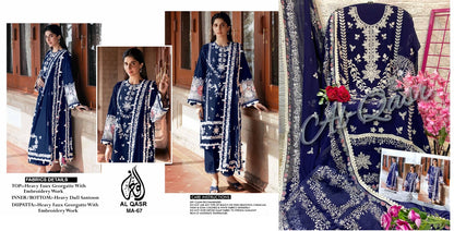 67 Al Qasr Georgette Pakistani Salwar Suits