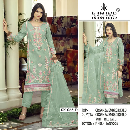67 Kross Kulture Organza Pakistani Salwar Suits