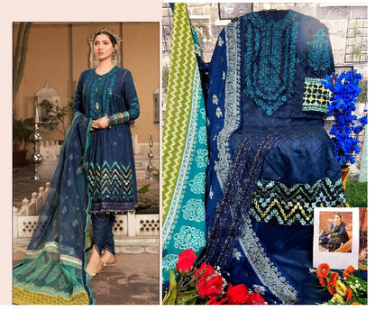 68 Hazzel Cotton Pakistani Patch Work Suits