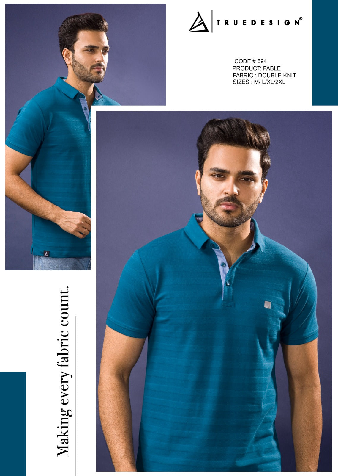 694 Truedesign Knit Mens Tshirts