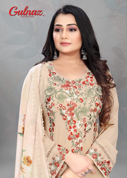 6 Gulnaz Georgette Pakistani Readymade Suits