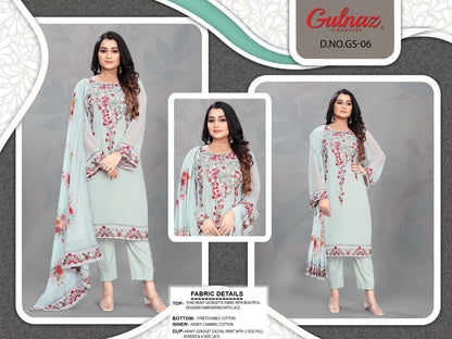 6 Gulnaz Georgette Pakistani Readymade Suits