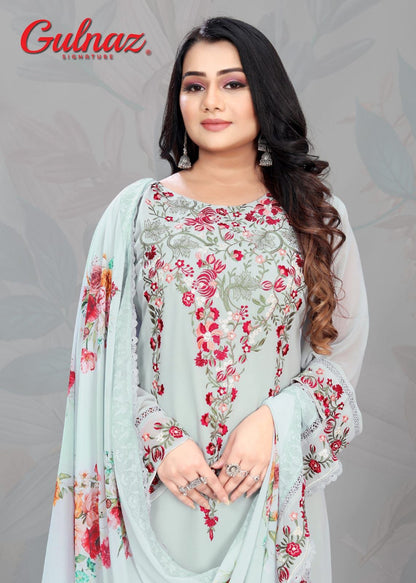 6 Gulnaz Georgette Pakistani Readymade Suits