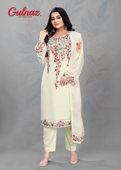 6 Gulnaz Georgette Pakistani Readymade Suits