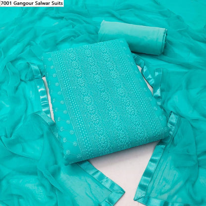 7001 Gangour Georgette Salwar Suits