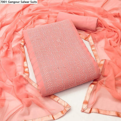 7001 Gangour Georgette Salwar Suits