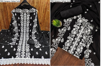 7002 Gangour Georgette Salwar Suits