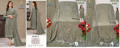 703-Colour Safa Creation Georgette Pakistani Salwar Suits