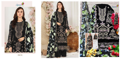 7031 Saniya Trendz Georgette Pakistani Salwar Suits