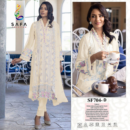 704-Colors Safa Creation Georgette Pakistani Salwar Suits