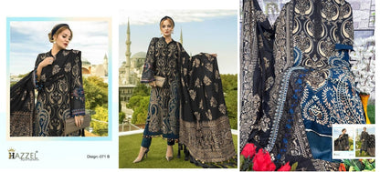 71- Maria B Lawn Hazzel Cotton Pakistani Patch Work Suits