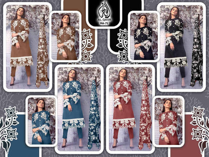 71 Al Qasr Georgette Pakistani Readymade Suits