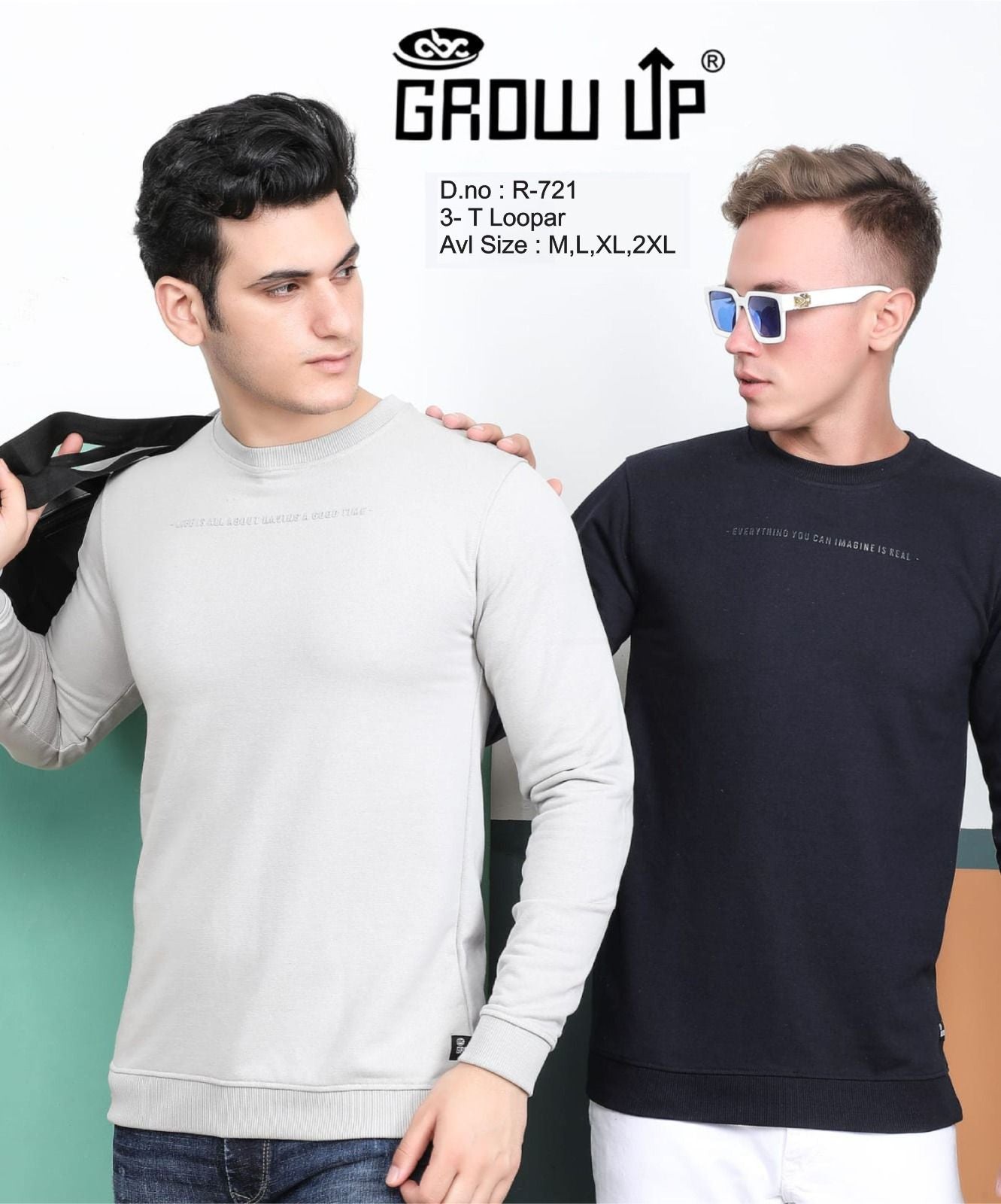 721 Growup Looper Mens Tshirts