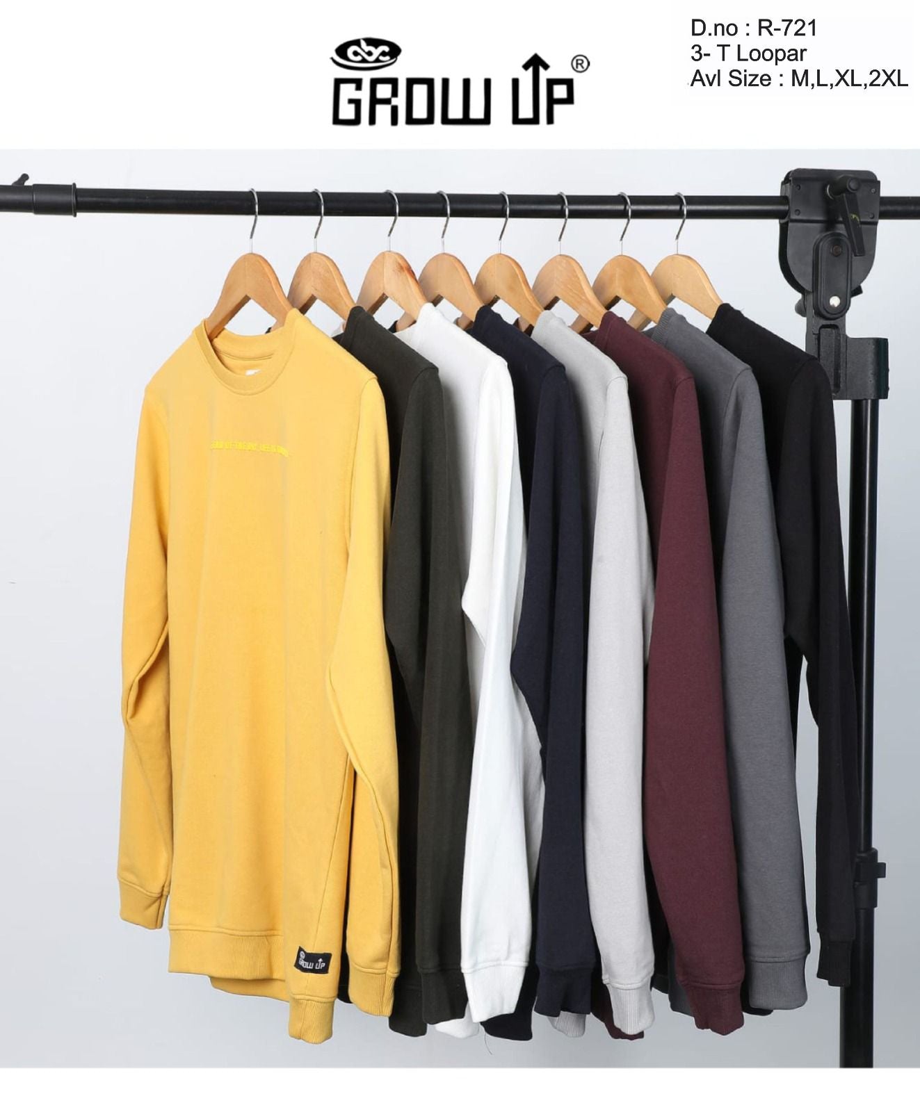 721 Growup Looper Mens Tshirts