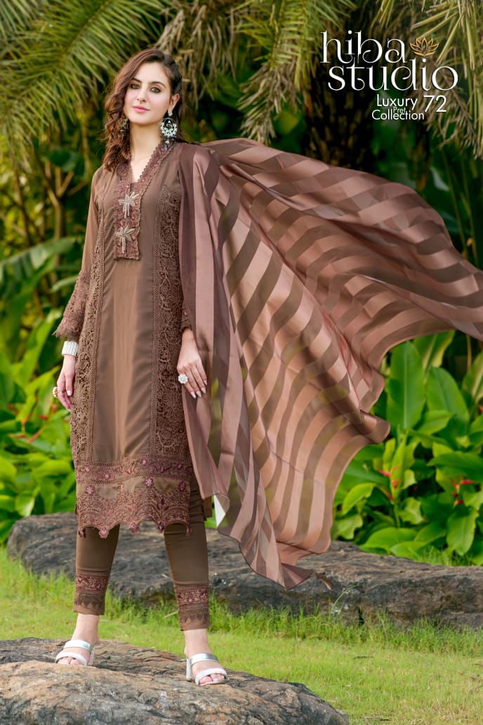 72 Hiba Studio Georgette Pakistani Readymade Suits