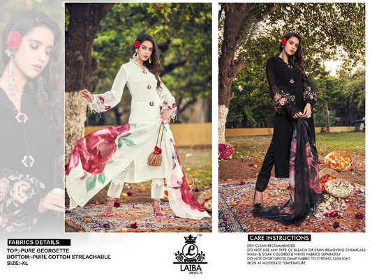 73 Laiba Georgette Pakistani Readymade Suits