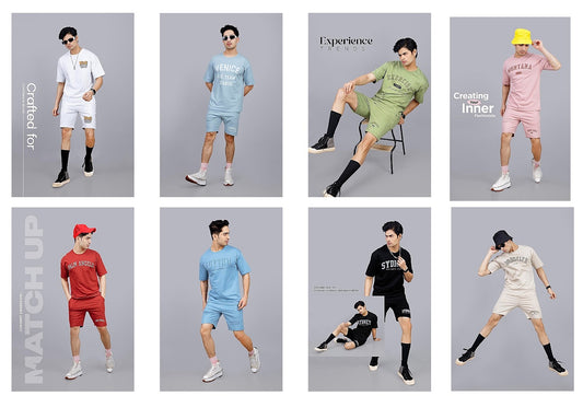 7565-7572 High Density Cotton Mens Co Ord Set