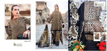 75 Hazzel Cotton Pakistani Patch Work Suits