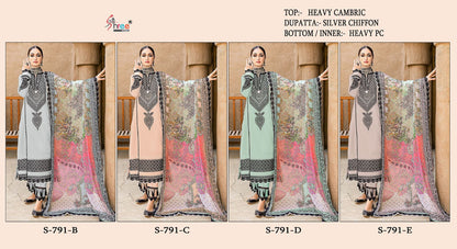 791 Shree Fabs Cotton Pakistani Salwar Suits