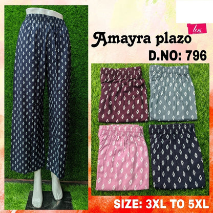 79596-74826 Zoya Rayon Branded Palazzo