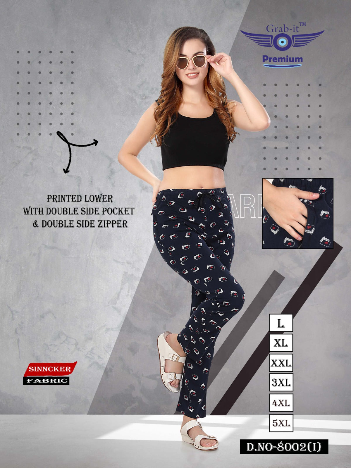 8002 I Grab It Sinker Women Night Lower