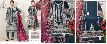 809 Safa Creation Georgette Pakistani Salwar Suits
