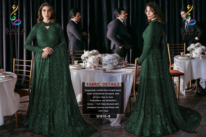 810 Safa Creation Georgette Pakistani Salwar Suits