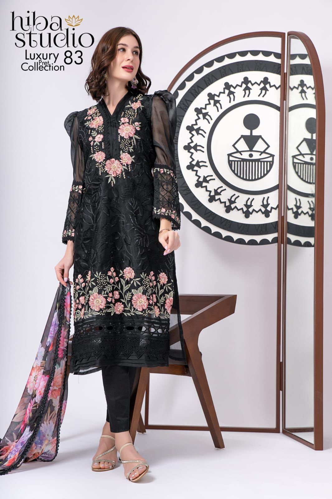 83 Hiba Studio Organza Pakistani Readymade Suits