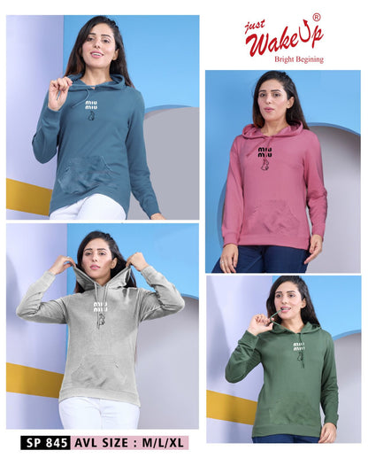 845 Wakeup Lycra Women Tshirt