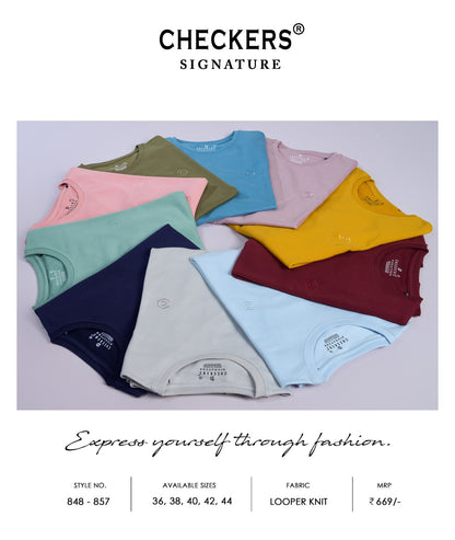 848-857 Checkers Looper Mens Tshirts
