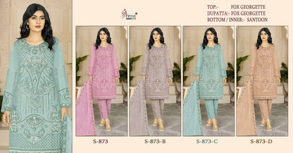 873 Shree Fabs Georgette Pakistani Salwar Suits