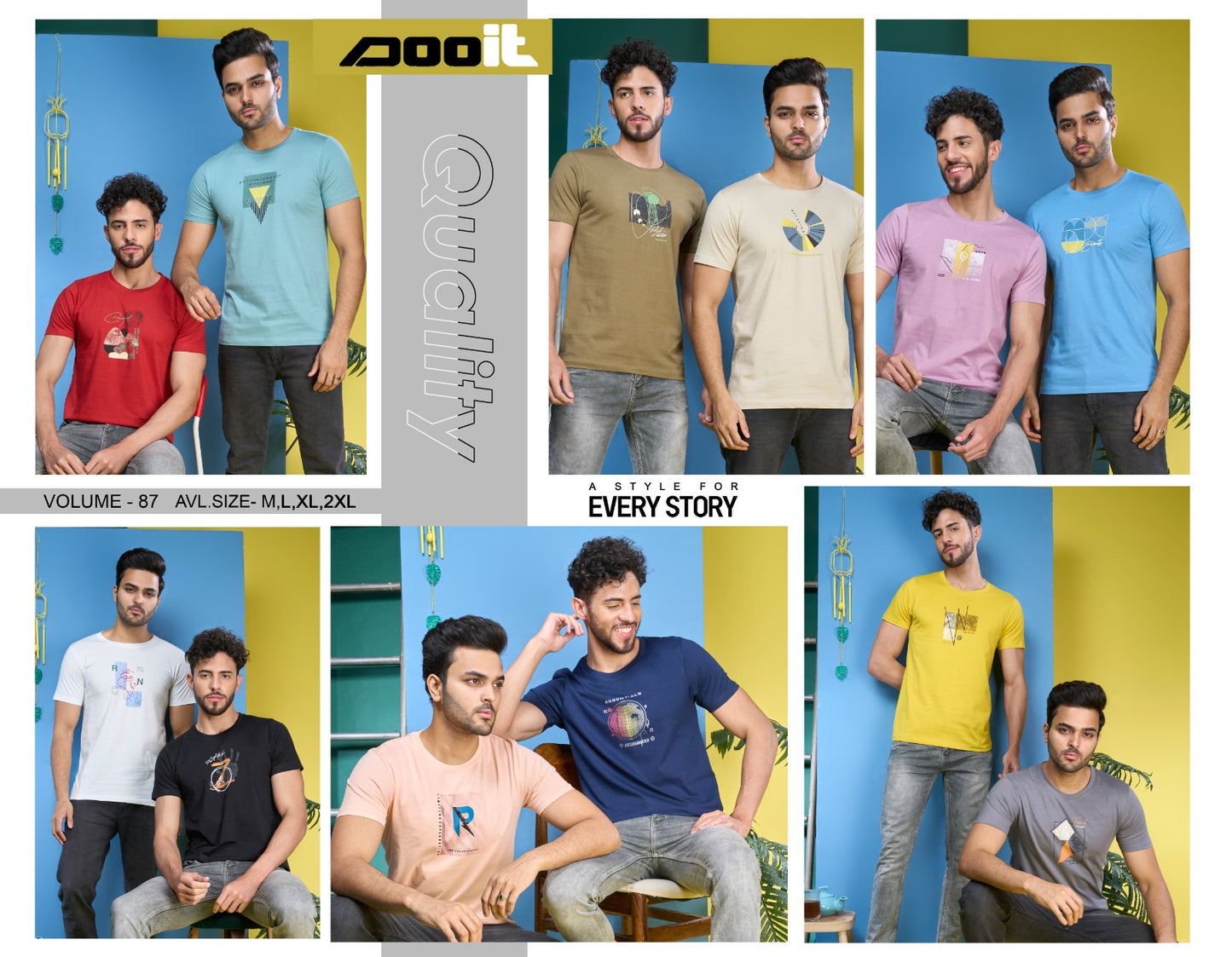 87 Dooit Bio Wash Mens Tshirts