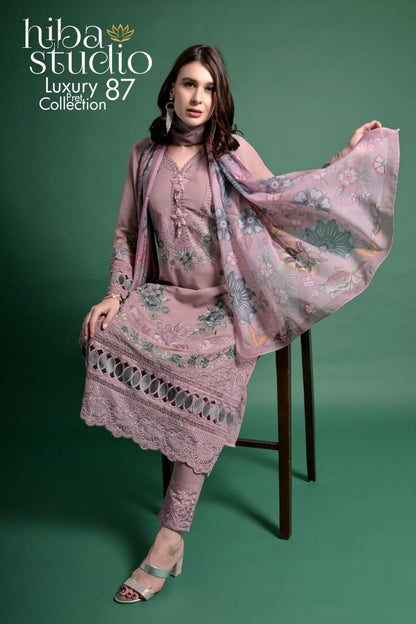 87 Hiba Studio Georgette Pakistani Readymade Suits