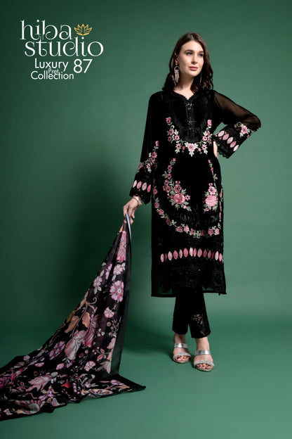 87 Hiba Studio Georgette Pakistani Readymade Suits