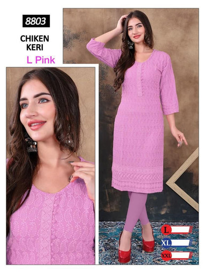8803 Mmc Knee Length Kurtis