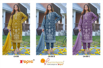 890 Fepic Organza Pakistani Readymade Suits