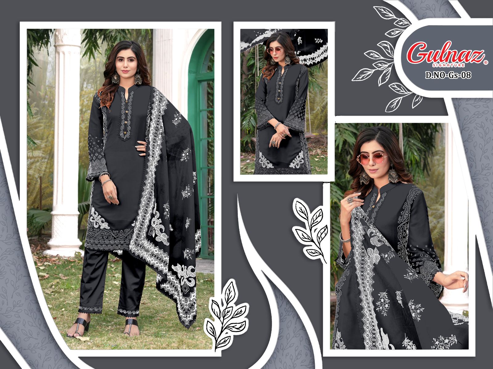 8 Gulnaz Georgette Pakistani Readymade Suits