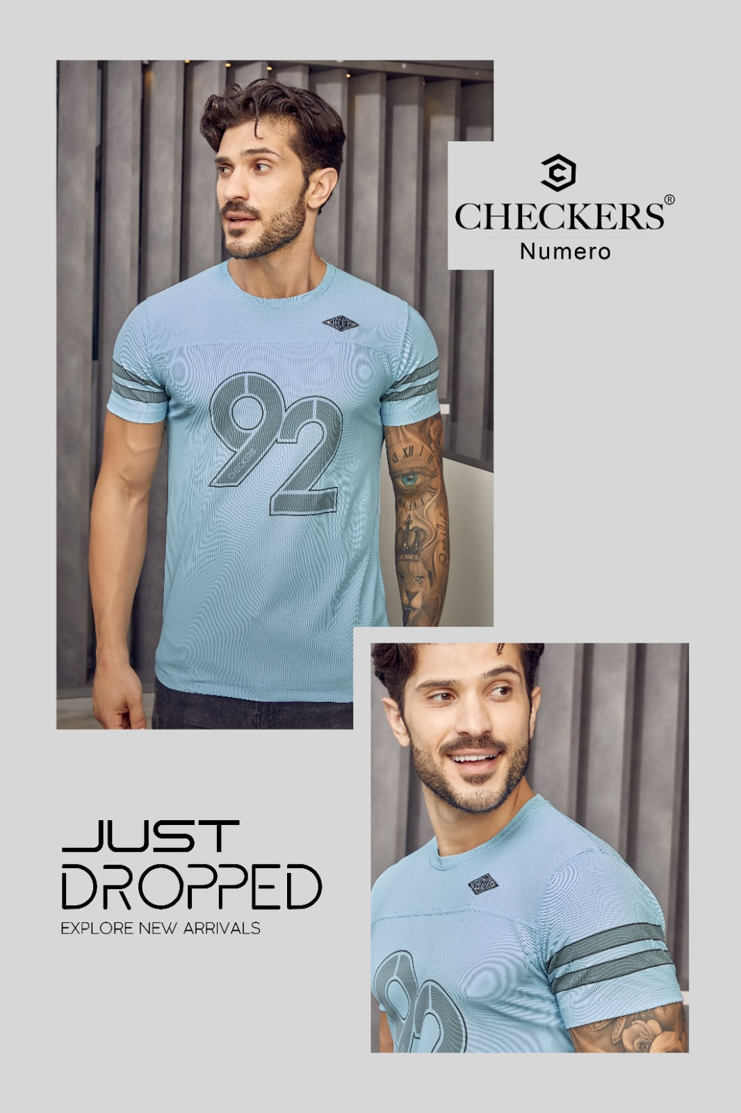 900-909 Checkers Honey Comb Mens Tshirts