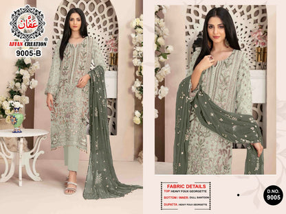 9005 Affan Creation Fox Georgette Pakistani Salwar Suits