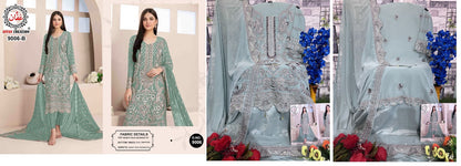 9006 Affan Creation Georgette Pakistani Salwar Suits