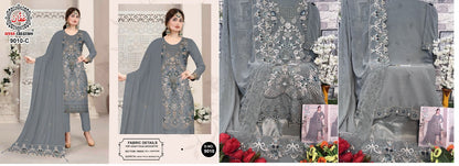 9010 Affan Creation Fox Georgette Pakistani Salwar Suits