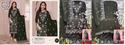 9011 Affan Creation Fox Georgette Pakistani Salwar Suits
