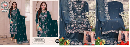 9011 Affan Creation Fox Georgette Pakistani Salwar Suits