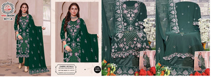 9011 Affan Creation Fox Georgette Pakistani Salwar Suits