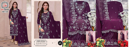 9011 Affan Creation Fox Georgette Pakistani Salwar Suits