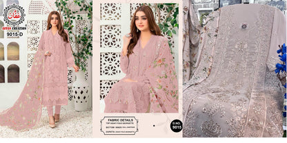 9015 Affan Creation Fox Georgette Pakistani Salwar Suits